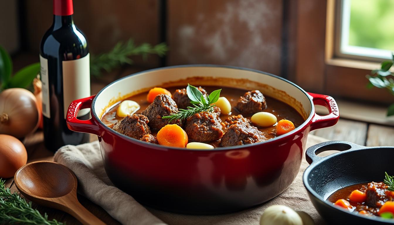 découvrez nos astuces pour réussir une estouffade de bœuf fondante à la maison, une recette traditionnelle savoureuse et facile à préparer.