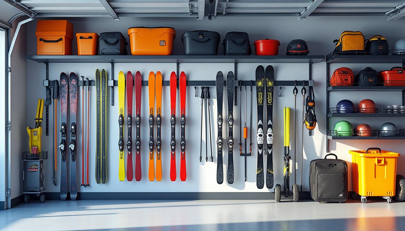 découvrez des astuces efficaces pour ranger vos skis dans le garage sans encombrement et optimiser l'espace de manière pratique et organisée.