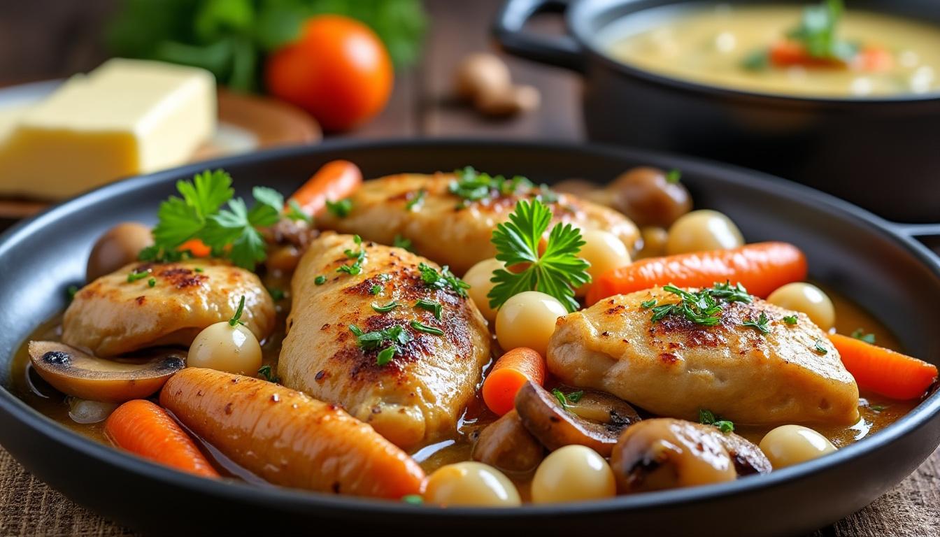 découvrez les secrets de préparation et les astuces incontournables pour réussir une fricassée de volaille avec une viande tendre et fondante à chaque cuisson.
