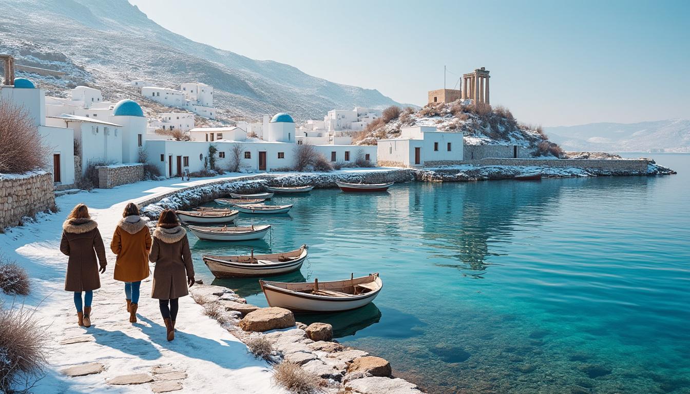découvrez les meilleures destinations en grèce pour profiter d'un hiver authentique et des vacances originales loin de la foule.