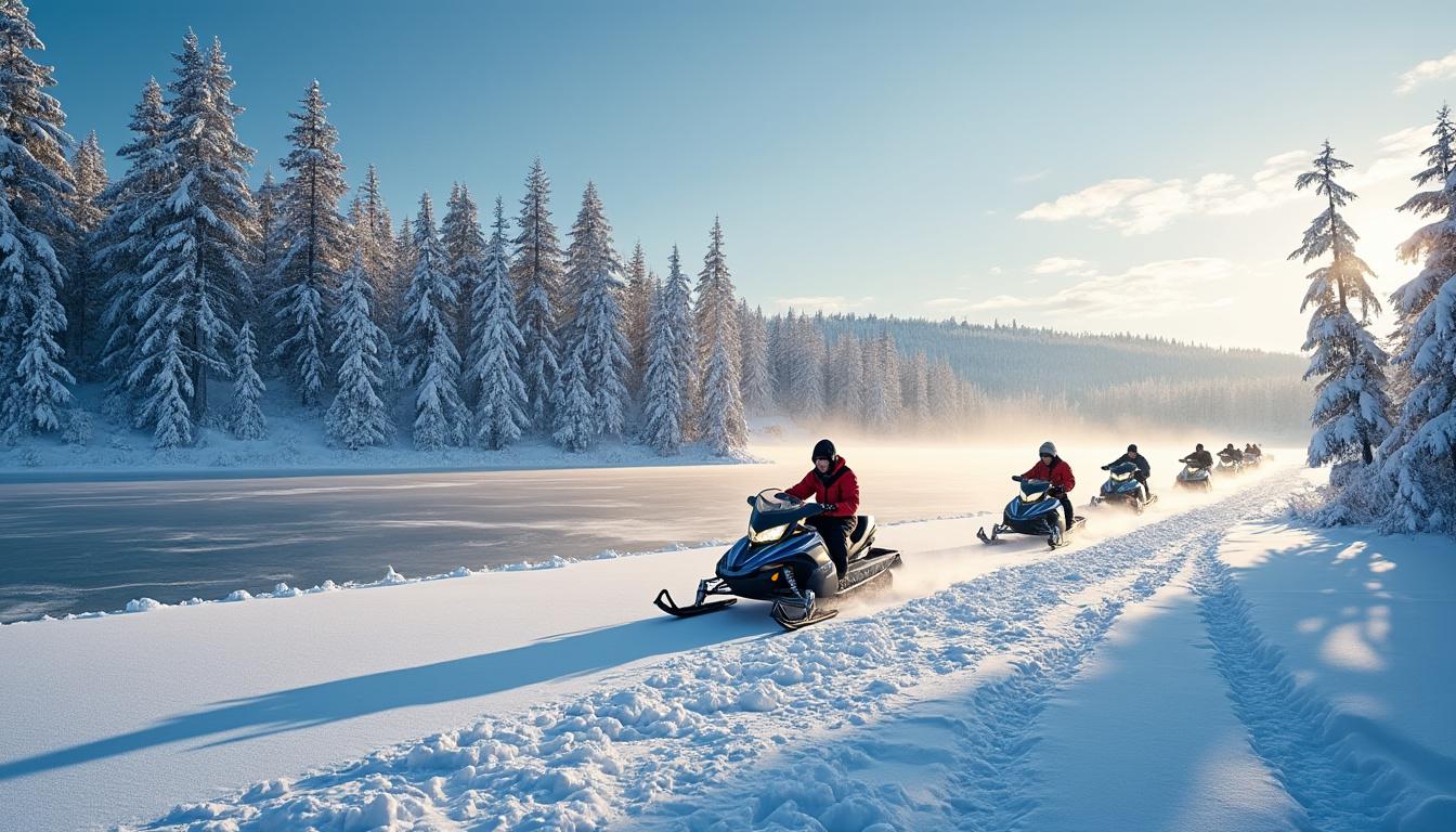 découvrez la finlande en hiver et profitez d'activités uniques comme les safaris en motoneige, l'observation des aurores boréales, et les séjours dans des hôtels de glace pour une expérience inoubliable.