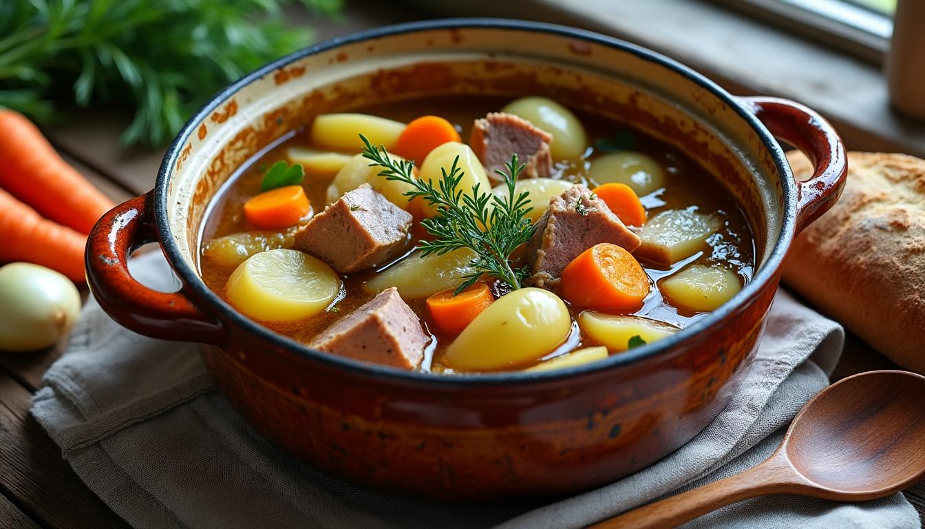 découvrez la potée auvergnate, un plat traditionnel réconfortant alliant saveurs locales et recette authentique. apprenez ses secrets pour réussir ce délicieux met familial.