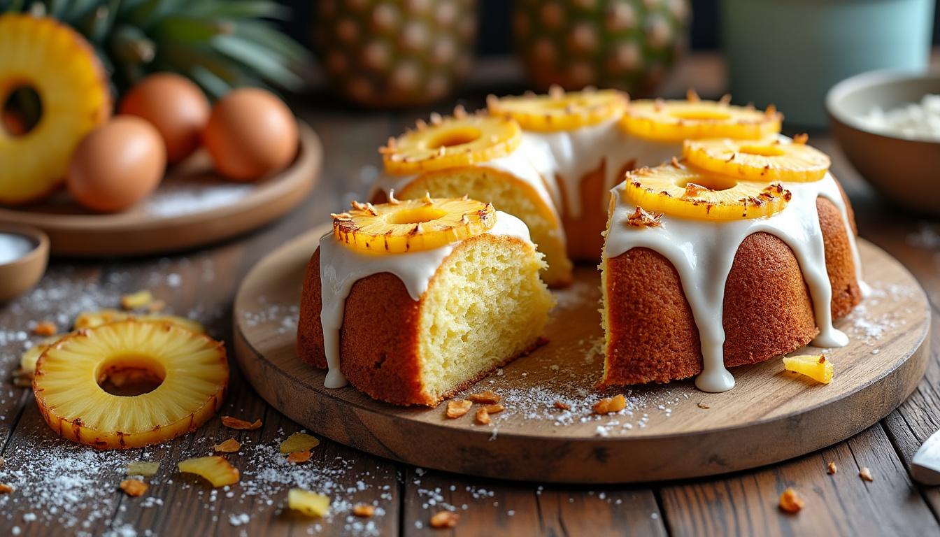 découvrez nos astuces faciles et efficaces pour réussir un gâteau à l'ananas moelleux, parfumé et délicieux à chaque bouchée.