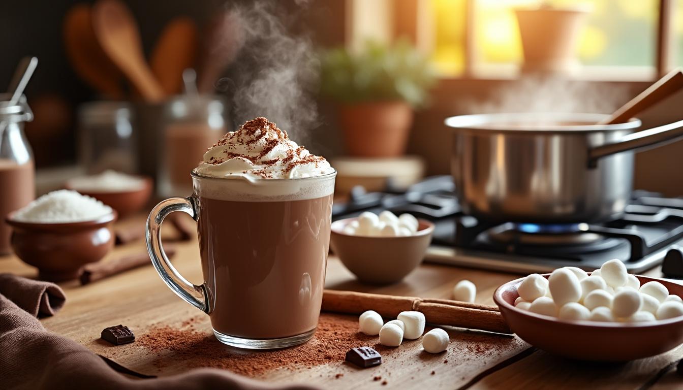 découvrez comment préparer un chocolat chaud savoureux maison avec notre recette simple et gourmande pour régaler petits et grands.