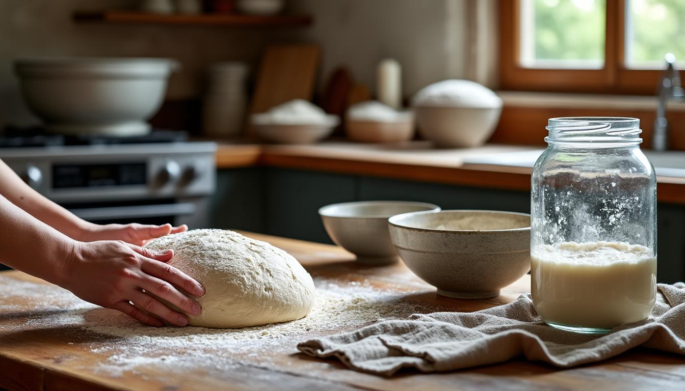 découvrez comment préparer un pain au levain maison délicieux et naturellement fermenté grâce à notre guide étape par étape facile à suivre.