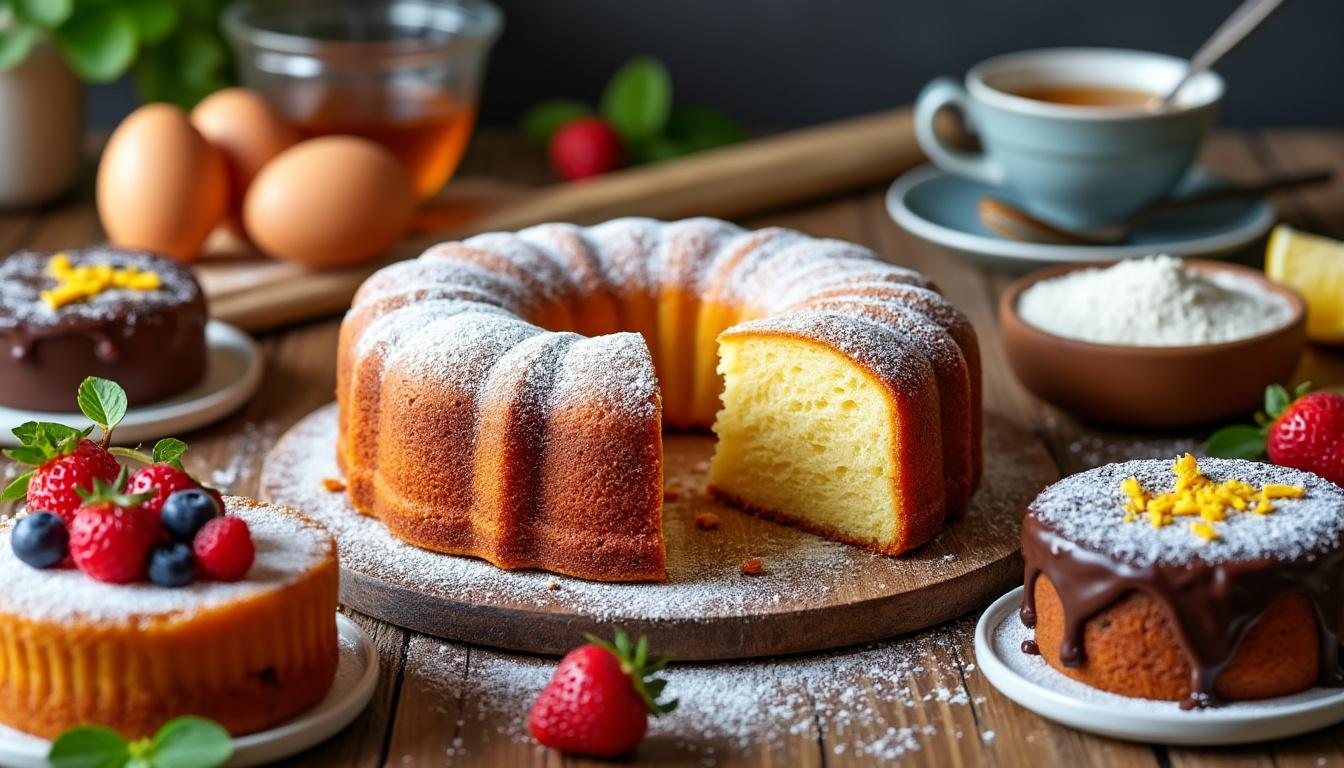 découvrez notre recette facile du quatre quart et ses délicieuses variantes pour régaler toute la famille en toute simplicité.