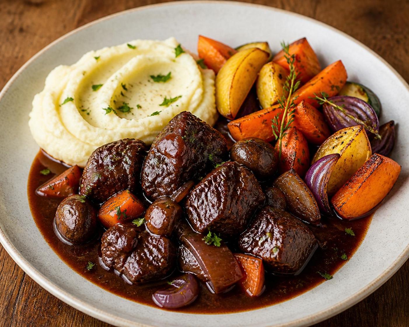 découvrez les meilleures garnitures pour accompagner votre boeuf bourguignon et sublimer ce plat classique de la cuisine française.