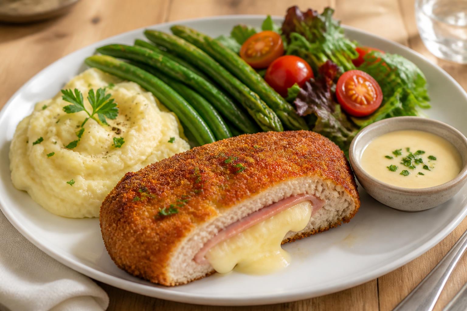 découvrez quelles garnitures délicieuses et originales subliment votre cordon bleu pour un repas classique revisité avec succès.