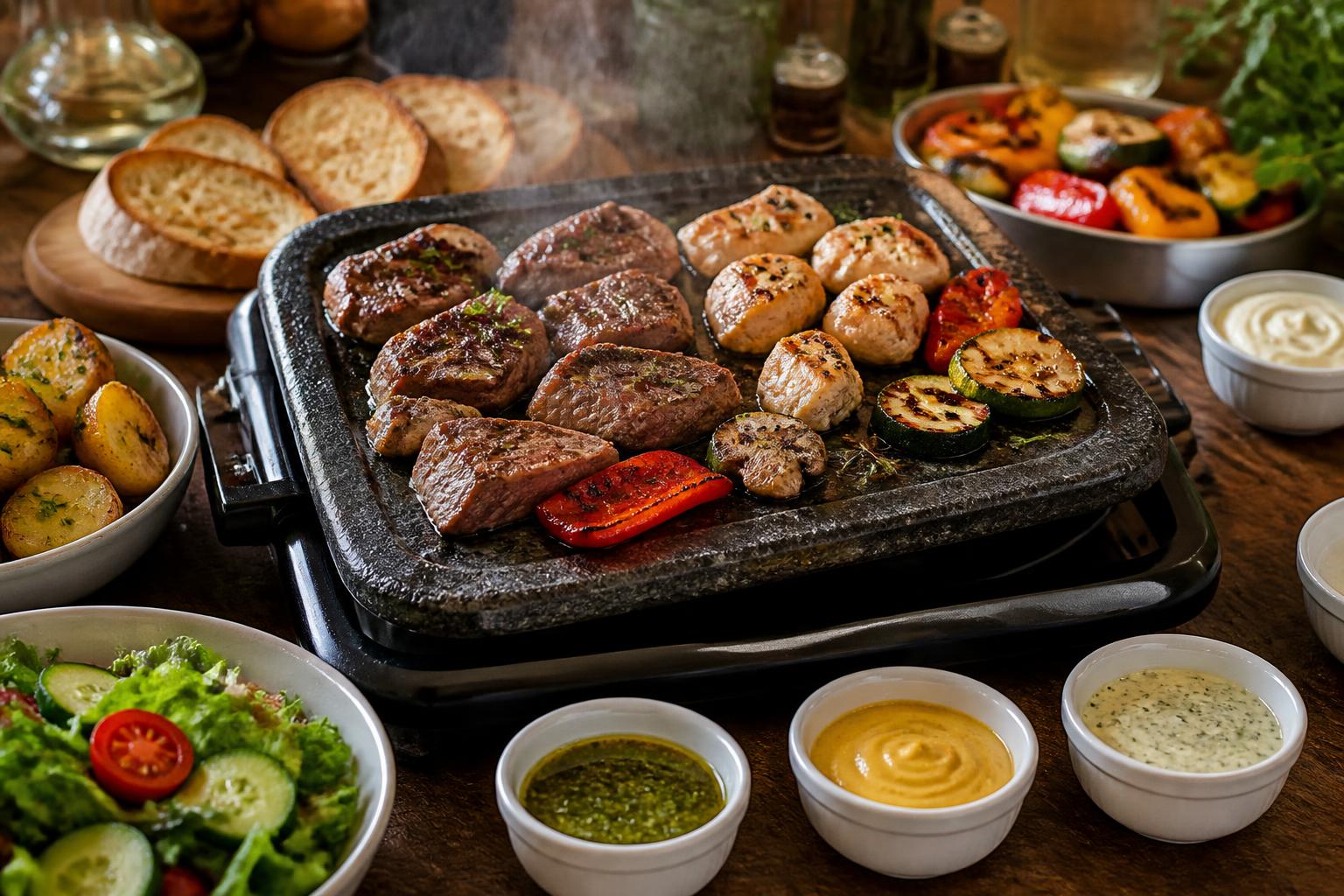 découvrez des recettes simples et savoureuses d'accompagnement pour pierrade afin de sublimer vos grillades et régaler vos convives.