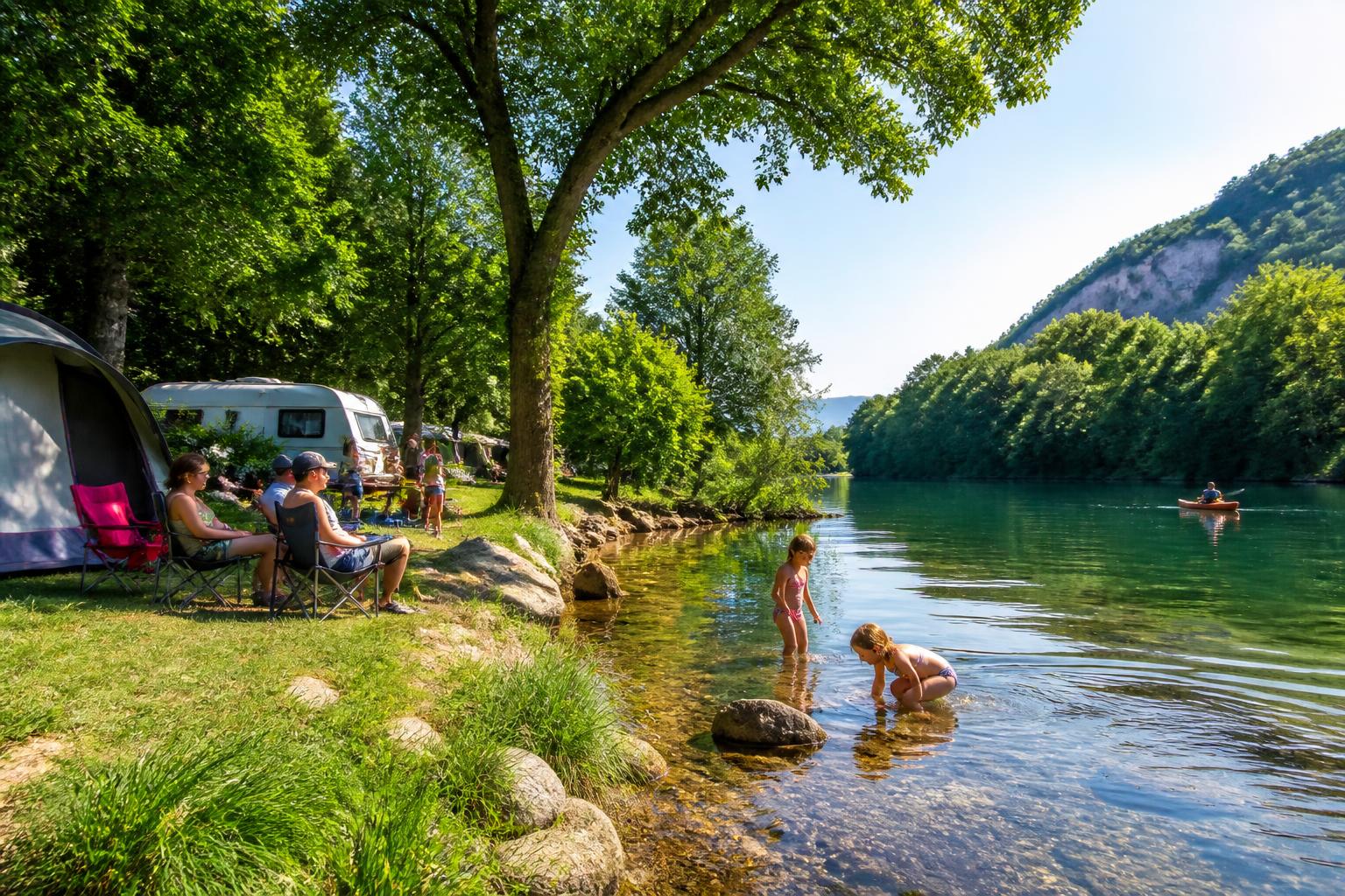 découvrez le camping chanaz, un havre de nature au bord de l'eau, parfait pour des vacances en famille alliant détente, activités en plein air et cadre naturel exceptionnel.