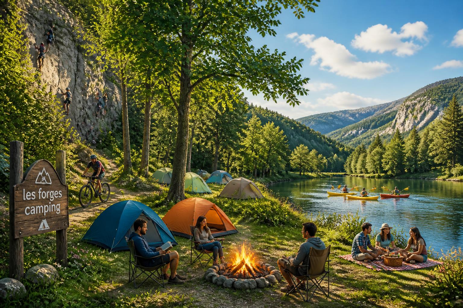 découvrez les forges camping, un refuge naturel où détente et activités sportives se conjuguent pour une escapade inoubliable en pleine nature.