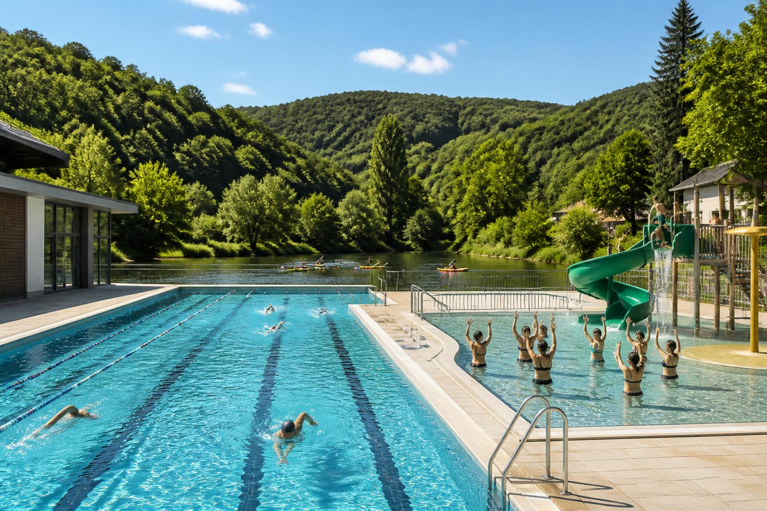 découvrez les activités nautiques proposées à la piscine de revin, dans les ardennes : natation, aquagym, cours pour tous les âges et bien plus pour profiter pleinement de l'eau.