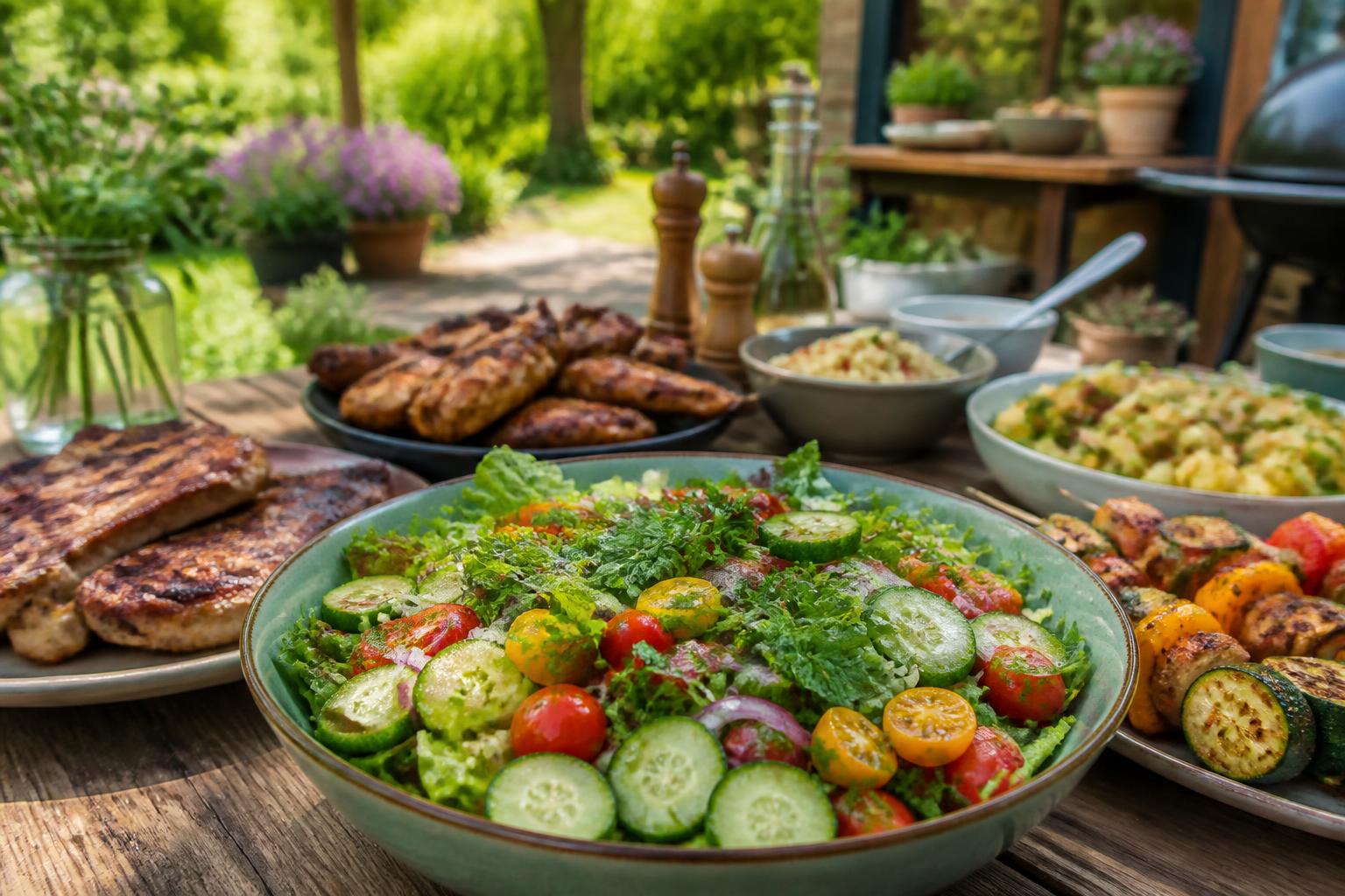découvrez des recettes fraîches et savoureuses de salades en accompagnement de vos barbecues pour sublimer vos grillades cet été.