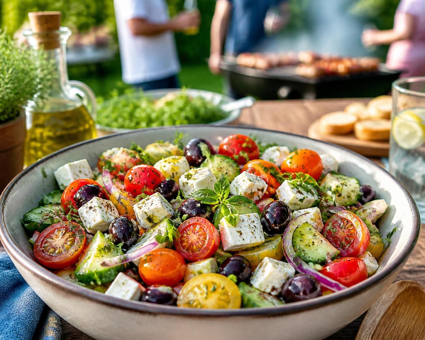 découvrez des recettes de salades fraîches et légères parfaites en accompagnement de vos barbecues pour sublimer vos grillades cet été.
