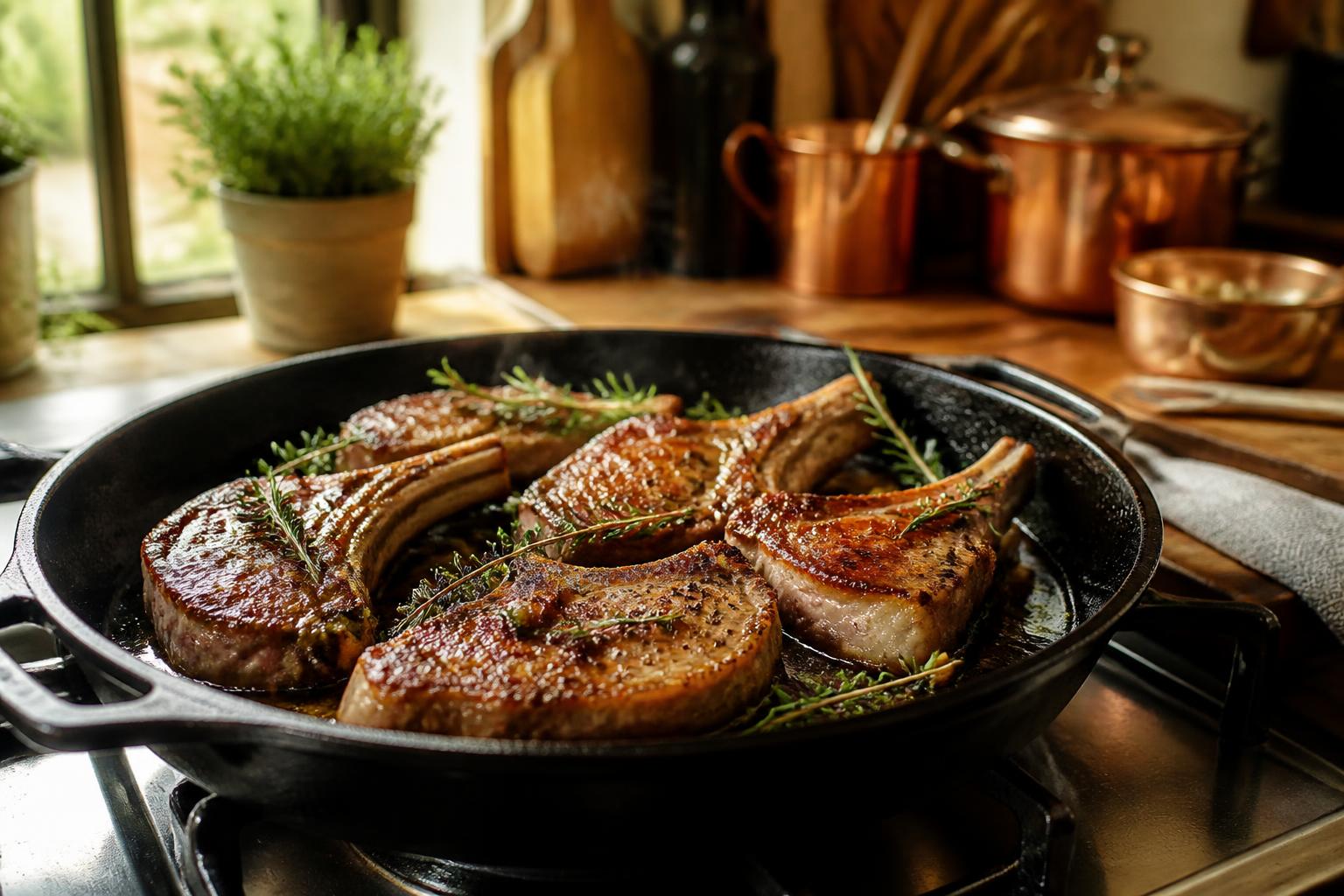 découvrez les meilleures astuces pour réussir la cuisson de vos tranches de gigot à la poêle, pour une viande tendre et savoureuse à chaque fois.