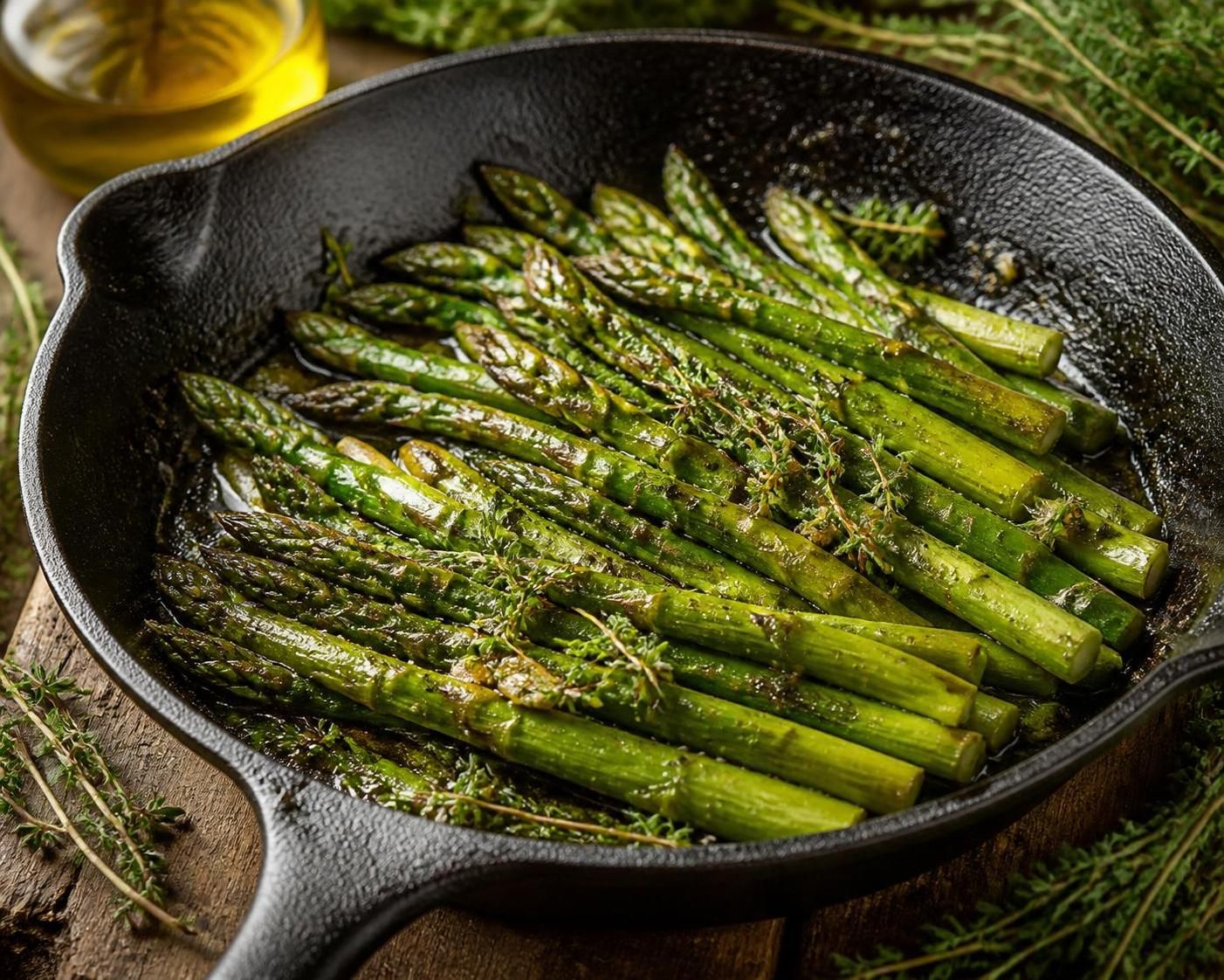 découvrez comment cuire rapidement les asperges à la poêle pour révéler toute leur saveur fraîche et printanière, avec une recette simple et délicieuse.
