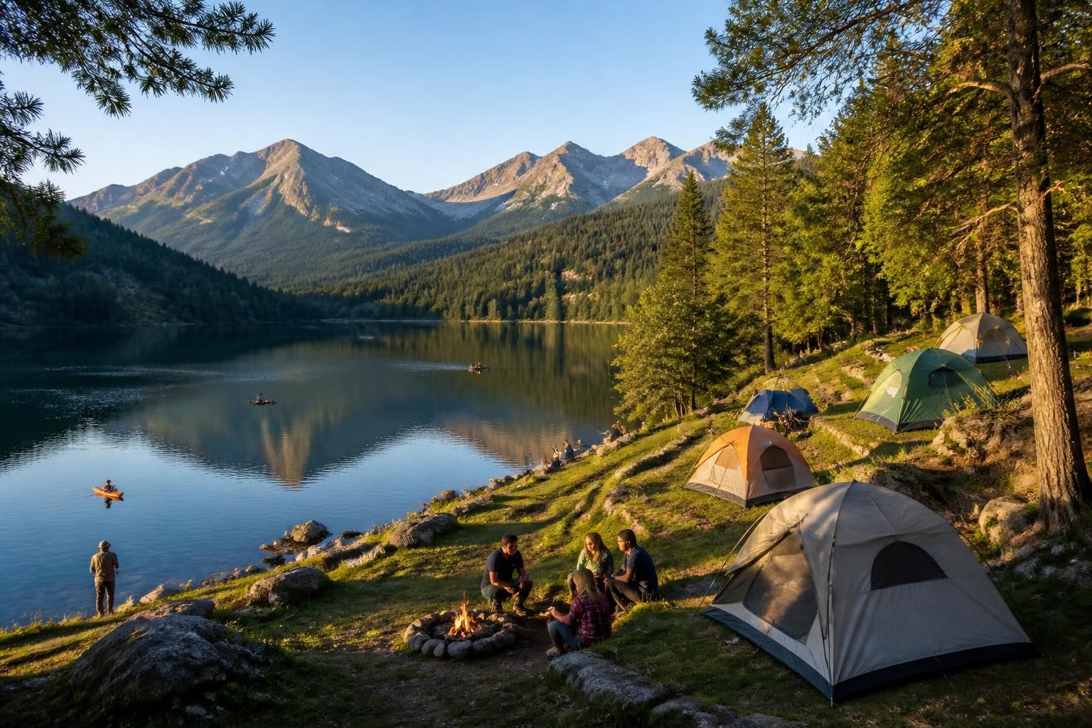découvrez le camping les terrasses du lac, un véritable havre de nature situé entre un lac paisible et des montagnes majestueuses, idéal pour des vacances ressourçantes en famille ou entre amis.