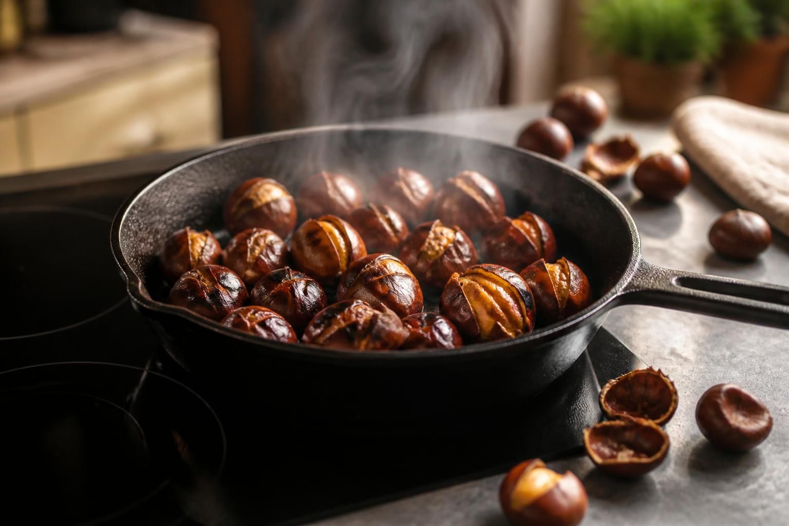 découvrez comment réussir la cuisson rapide et savoureuse des châtaignes à la poêle grâce à nos astuces simples et efficaces.