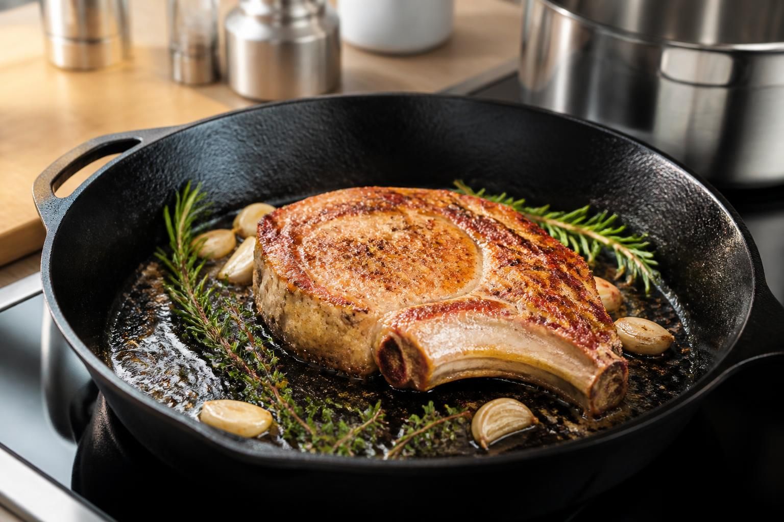 découvrez nos astuces simples pour réussir la cuisson de la côte de veau à la poêle, et obtenir une viande tendre et savoureuse à chaque fois.