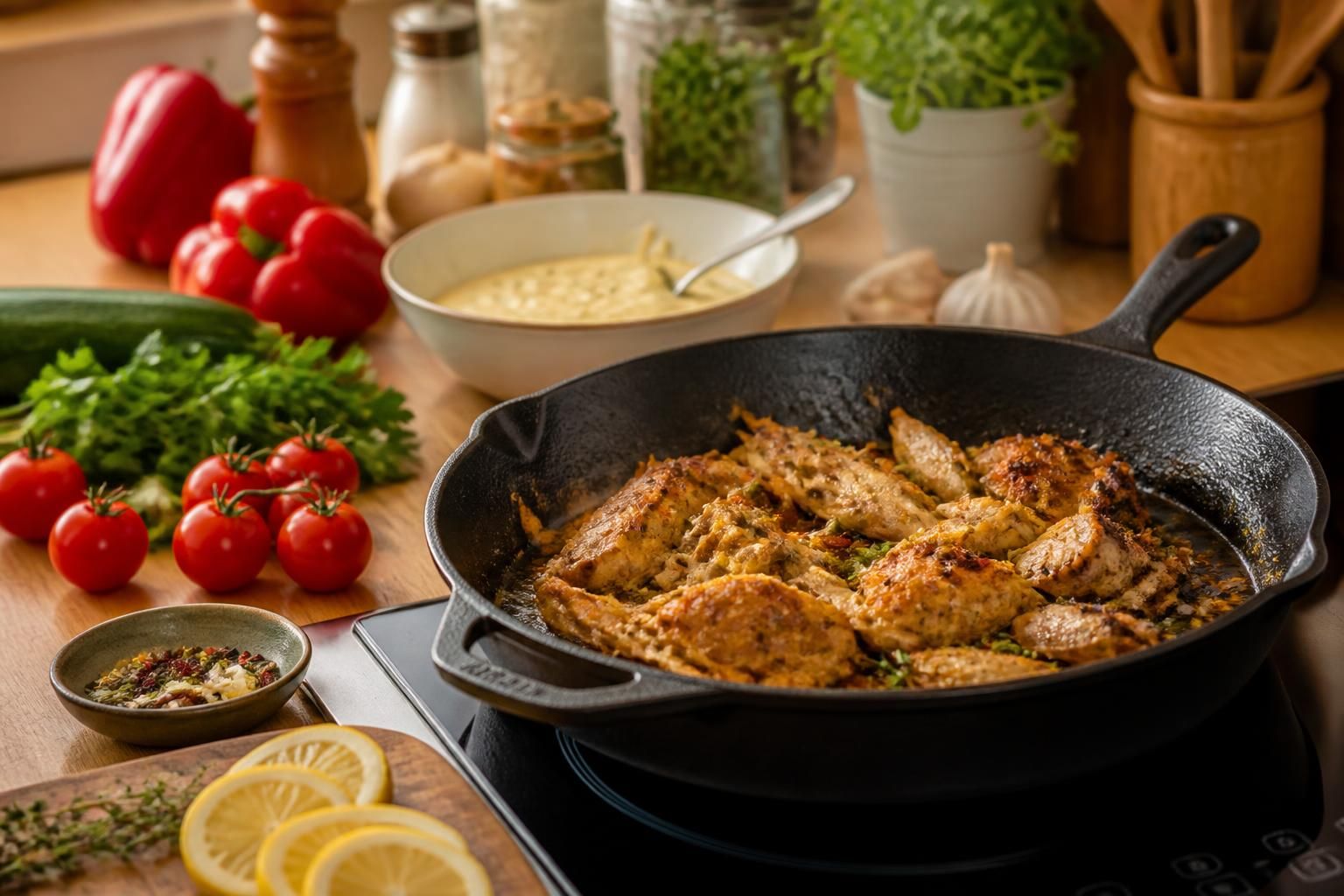 découvrez 5 recettes simples et savoureuses pour donner une seconde vie gourmande à vos restes de poulet à la poêle. facile, rapide et délicieux !