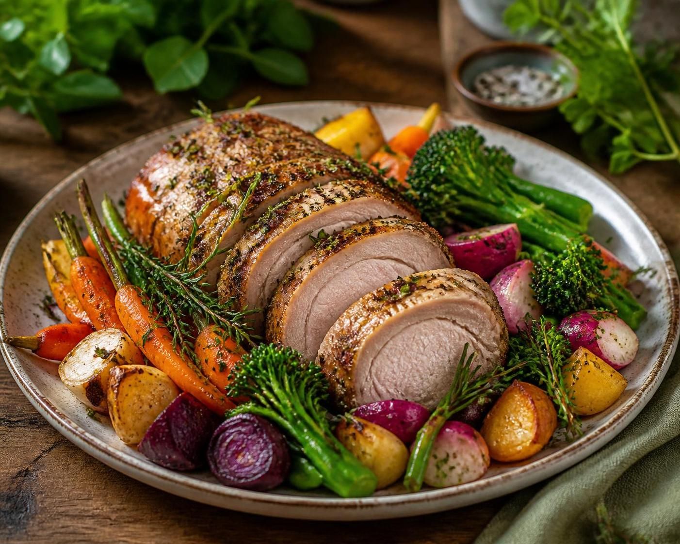 découvrez comment choisir l'accompagnement parfait pour sublimer un rôti de porc réussi et impressionner vos convives avec des saveurs harmonieuses.