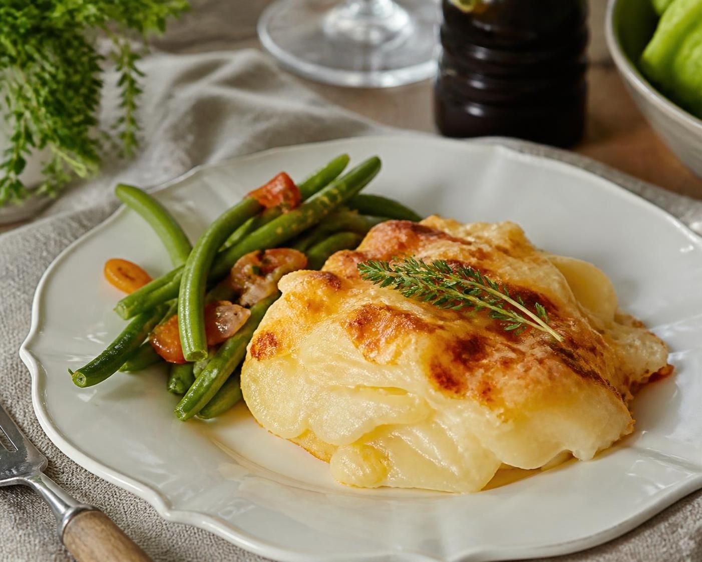 découvrez quel accompagnement choisir pour sublimer un gratin dauphinois classique et rendre votre repas encore plus savoureux et équilibré.