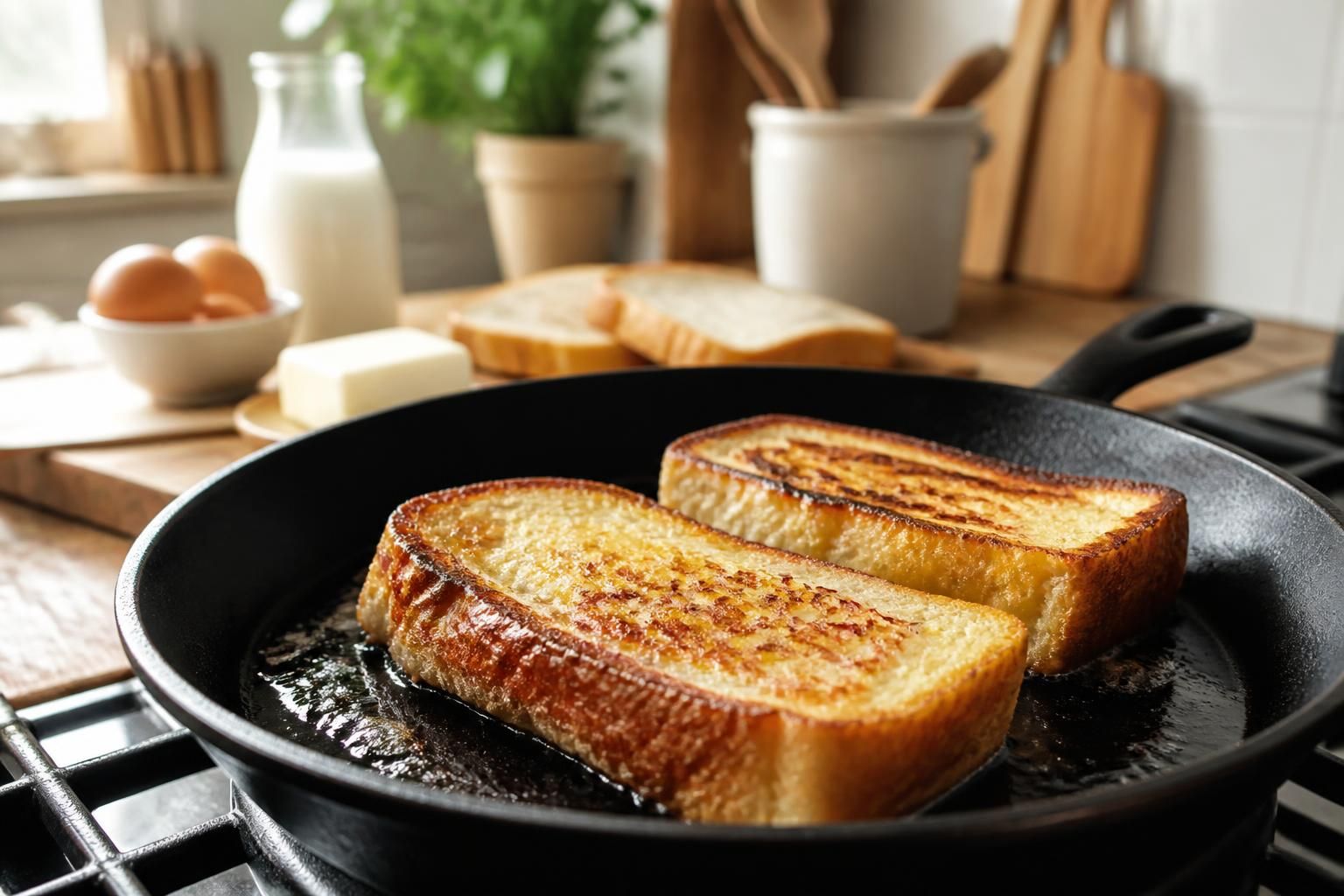 découvrez l'astuce simple pour préparer un pain perdu à la poêle avec une texture parfaitement croustillante à l'extérieur et moelleuse à l'intérieur. un délice rapide et facile pour vos petits déjeuners ou goûters.